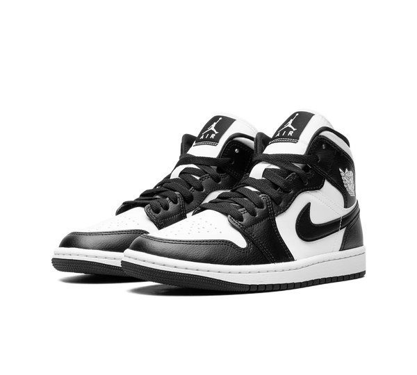 Tênis Nike Air Jordan 1 Mid 'Panda' Preto / Branco