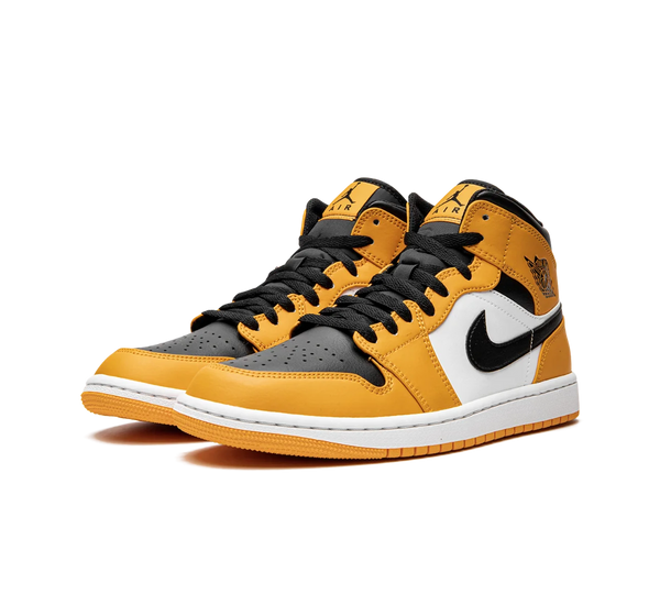 Tênis Nike Air Jordan 1 Mid 'Taxi' Amarelo