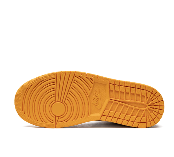 Tênis Nike Air Jordan 1 Mid 'Taxi' Amarelo