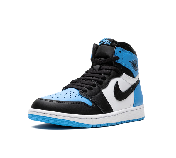 Tênis Nike Air Jordan 1 High 'UNC Toe' Azul