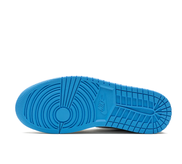 Tênis Nike Air Jordan 1 High 'UNC Toe' Azul