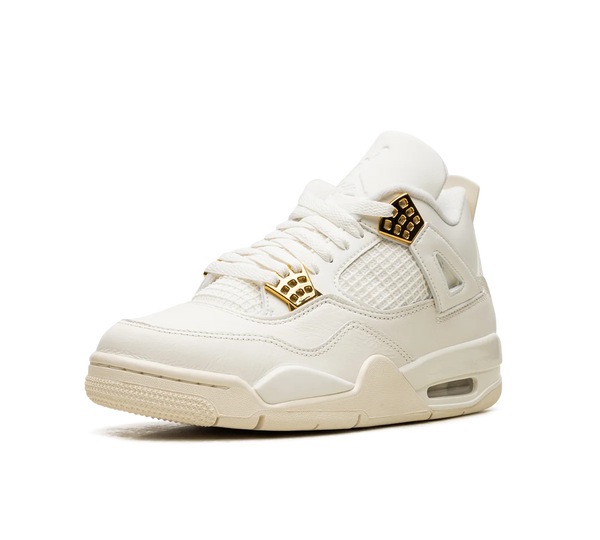 Tênis Nike Air Jordan 4 'Metallic Gold' Dourado