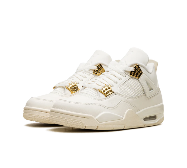 Tênis Nike Air Jordan 4 'Metallic Gold' Dourado