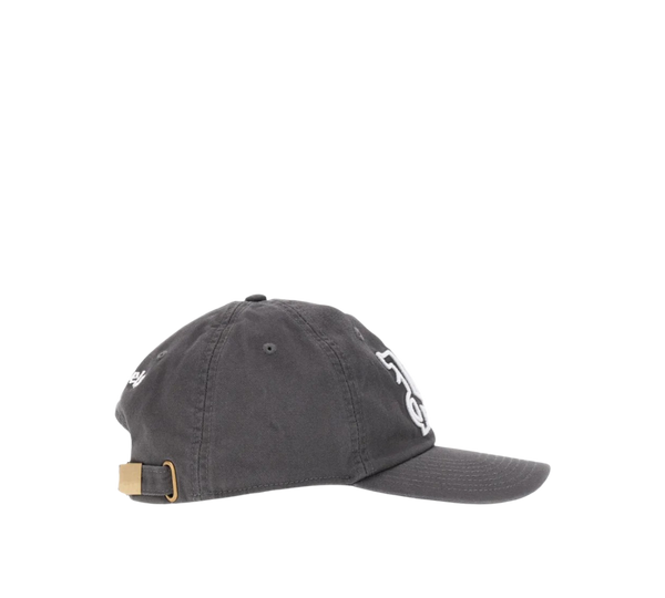 Boné Palm Angels 'Monogram-Embroidered Baseball’ Cinza