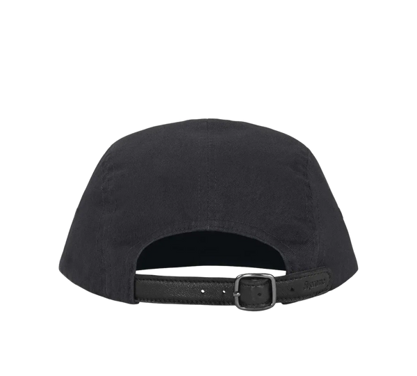 Boné Supreme 'Washed Chino Twill Camp Black' Preto