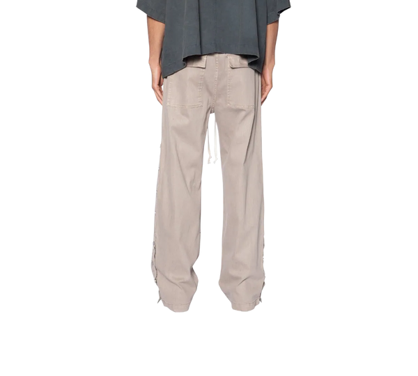 Calça MNML 'Snap Panel Coated' Bege