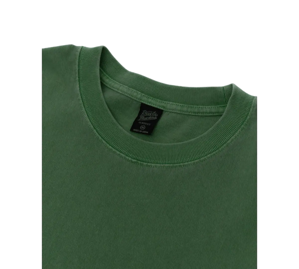 Camiseta Deus Ex Machina Box Fit 'Shield Garment Dyed' Verde Militar
