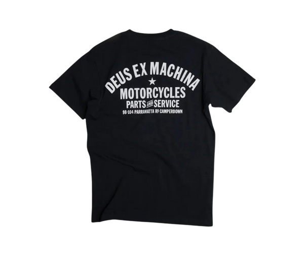 Camiseta Deus Ex Machina 'Address Camperdown Black' Preto