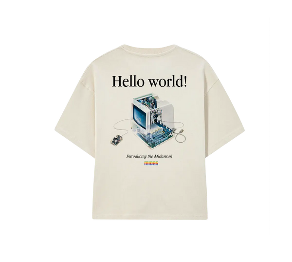 Camiseta Midas Touch 'Boxy Midas Tosh' Off White