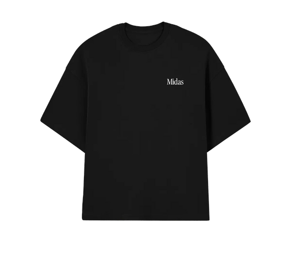 Camiseta Midas Touch 'Clip Black' Preto