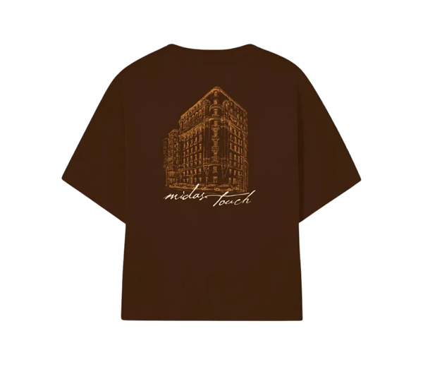 Camiseta Midas Touch 'Guinle T-Shirt' Marrom