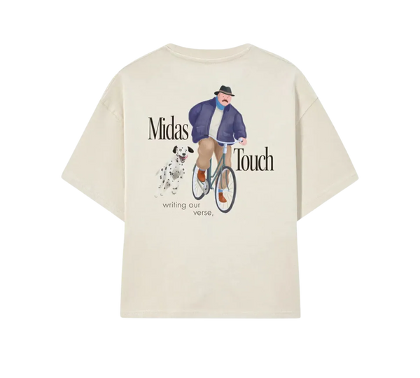 Camiseta Midas Touch 'Ride T-Shirt Off White' Branca