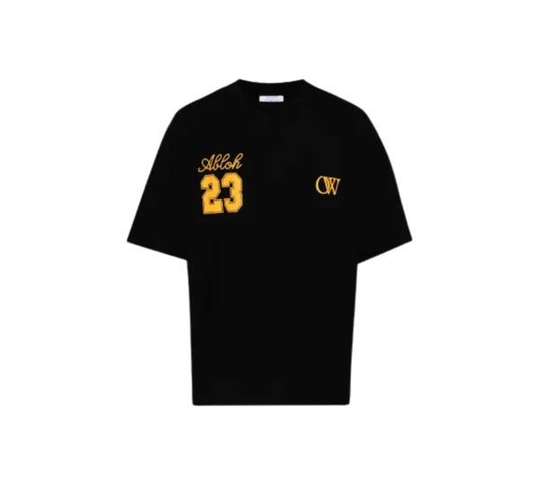 Camiseta Off-White '23 Skate Logo Print Black' Preta
