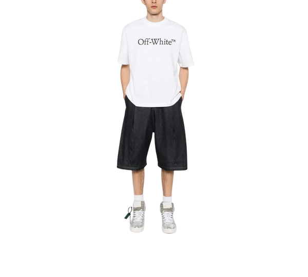 Camiseta Off-White 'Oversized Big Bookish Skate' Branco