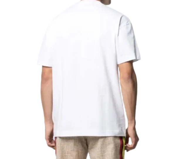 Camiseta Palm Angels 'Los Angeles Sprayed White Yellow' Branca / Amarela