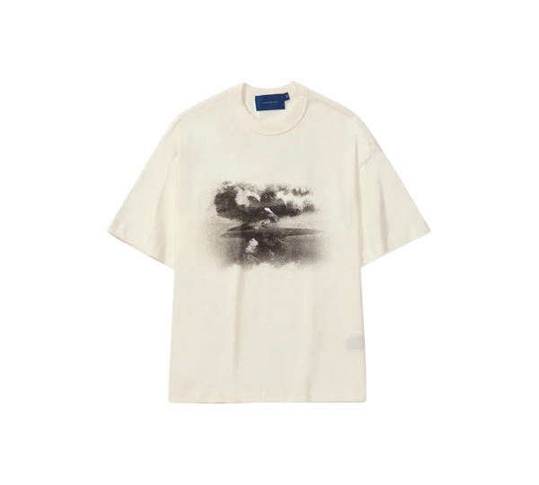 Camiseta Quadro Creations '24 de Outubro Boxy Off White' Branca