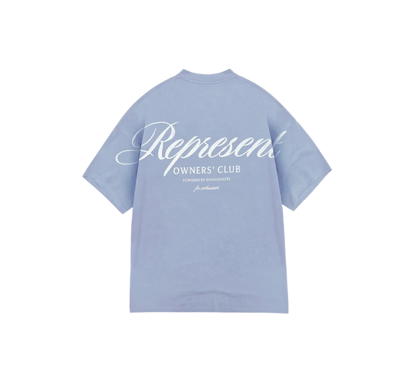 Camiseta Represent 'Owners Club Script Dusty Blue' Azul