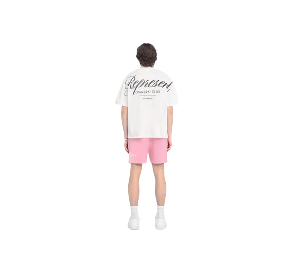 Camiseta Represent 'Owners Club Script Flat White' Branco