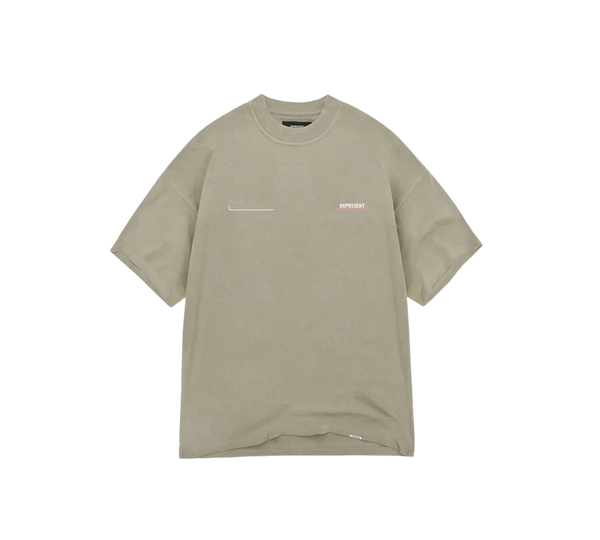Camiseta Represent 'Patron Of The Club Khaki Pink' Verde/Rosa