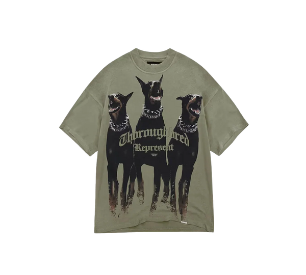 Camiseta Represent 'Thoroughbred Khaki' Verde