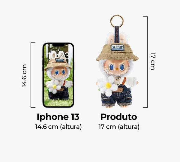 Chaveiro Pop Mart Labubu The Monsters 'Fall In Wild'