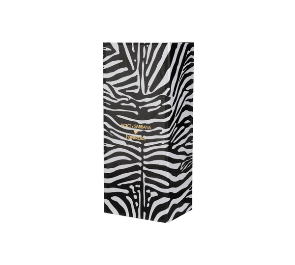 Chinelo Havaianas Dolce&Gabbana Faux Fur 'Zebra' Preto / Branco