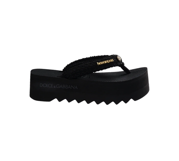 Chinelo Havaianas Dolce&Gabbana 'Top Chuncky' Preto