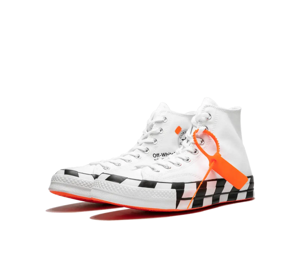 Tênis Converse Chuck Taylor 'All-Star 70s Hi x Off-White' 'Branco / Preto'