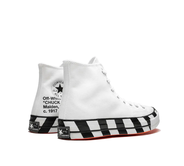 Tênis Converse Chuck Taylor 'All-Star 70s Hi x Off-White' 'Branco / Preto'