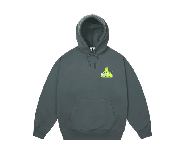 Moletom Palace x Nike Tri Swoosh Hood 'Charcoal' Cinza