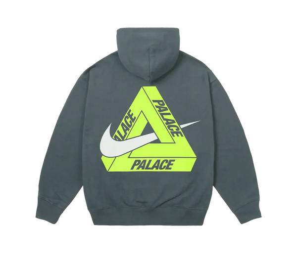 Moletom Palace x Nike Tri Swoosh Hood 'Charcoal' Cinza