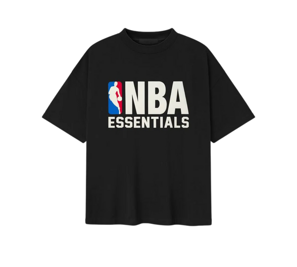 Camiseta Fear of God Essentials 'Oversized NBA Black' Preto