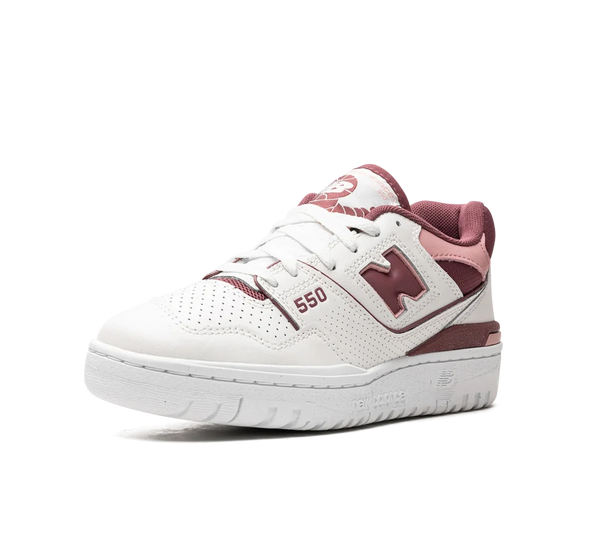 Tênis New Balance 550 'Washed Burgundy' Bordô
