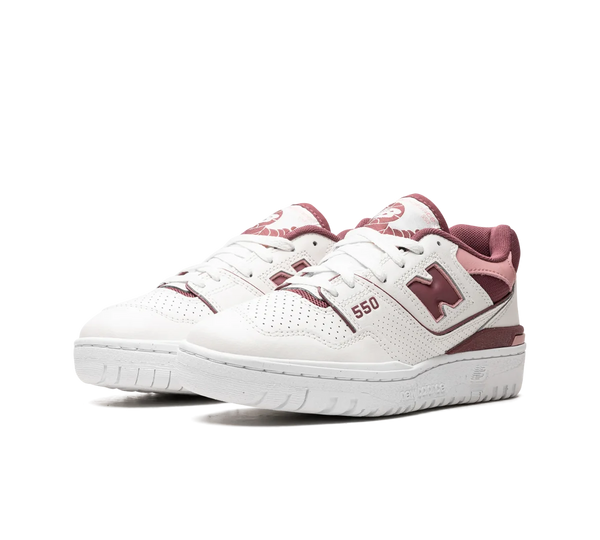 Tênis New Balance 550 'Washed Burgundy' Bordô