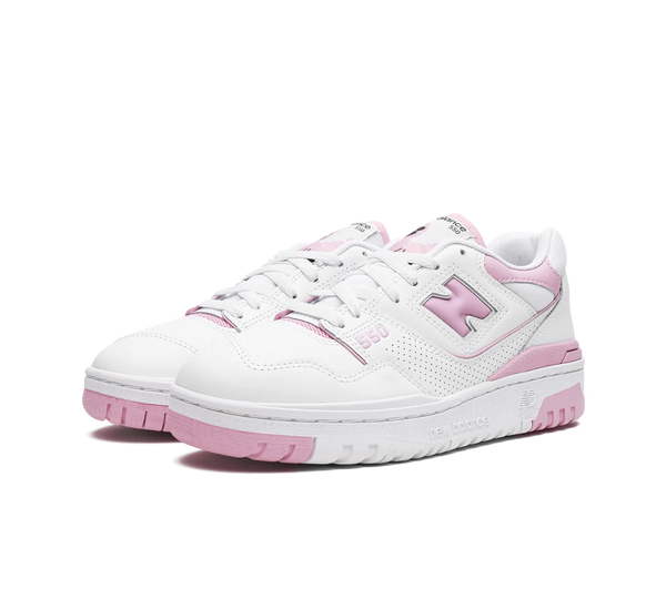 Tênis New Balance 550 'White Bubblegum Pink' Branco / Rosa