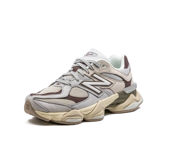 Tênis New Balance 9060 'Grey Matter Timberwolf' Cinza / Marrom