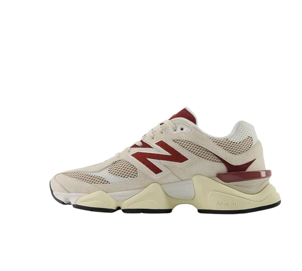 Tênis New Balance 9060 'Linen Burgundy' Bege/Vinho