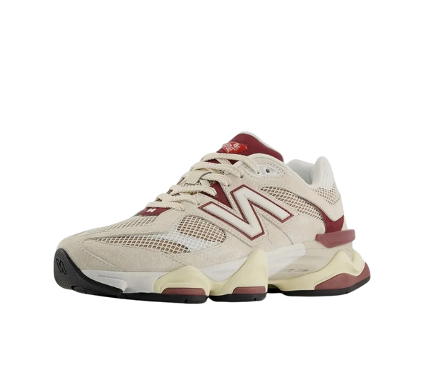 Tênis New Balance 9060 'Linen Burgundy' Bege/Vinho