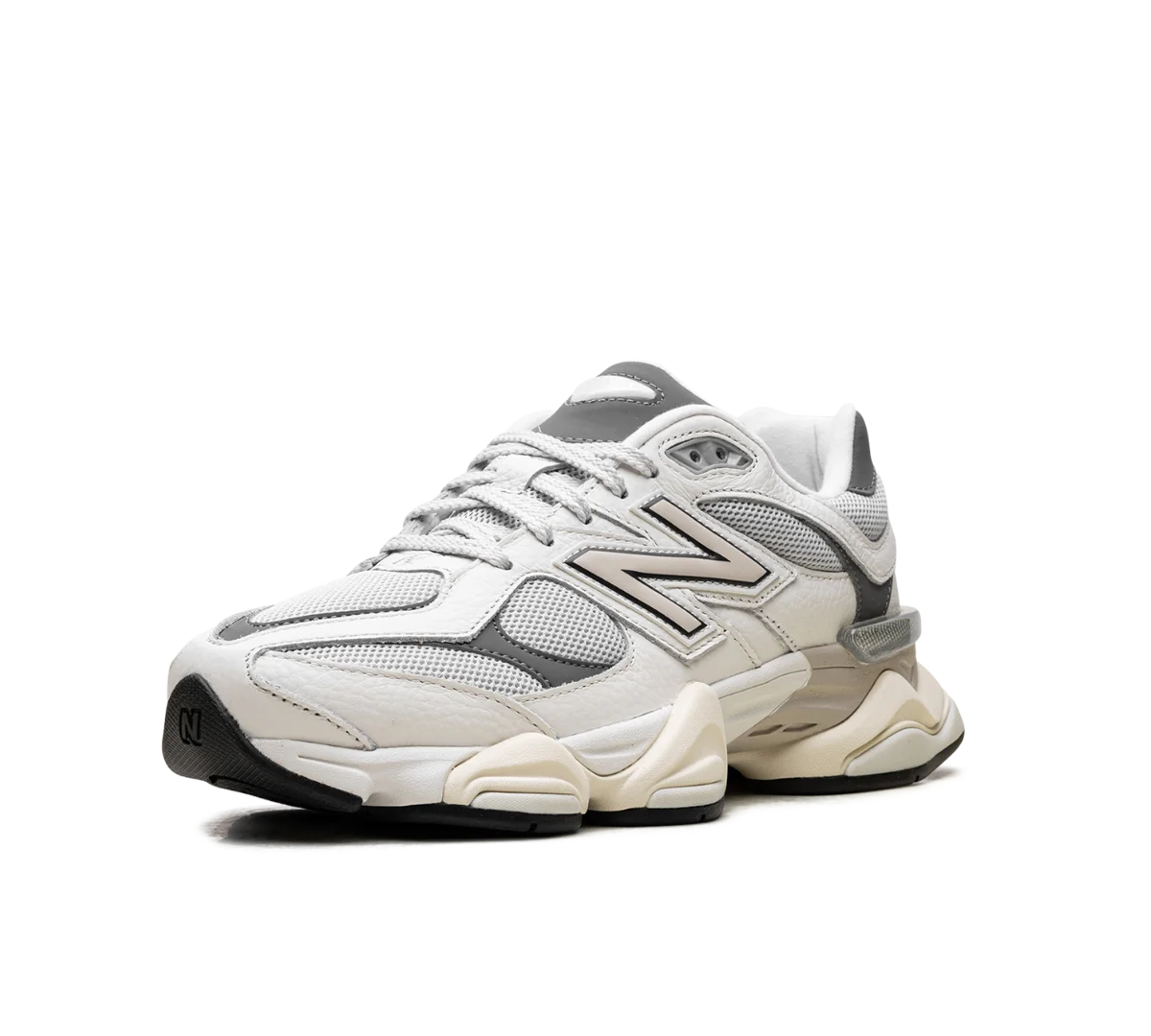 JOKER D CRYSTAL NEW MOON ニュームーン Tênis New Balance 9060 'Sea Salt Castlerock' Branco / Cinza