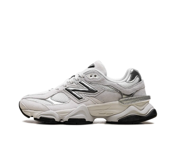 Tênis New Balance 9060 'White Black Metallic Silver' Branco / Cinza