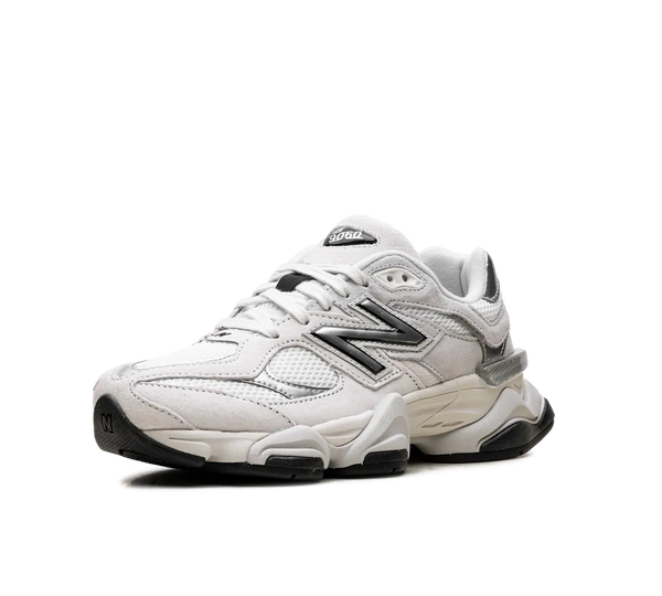 Tênis New Balance 9060 'White Black Metallic Silver' Branco / Cinza