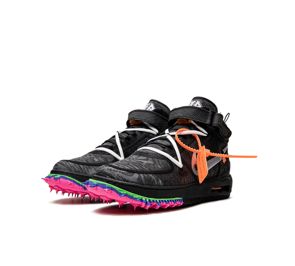 Tênis Nike Air Force 1 Mid x Off-White 'Black' Preto