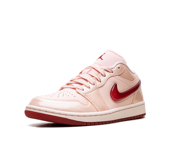 Tênis Nike Air Jordan 1 Low 'Patent Valentine's Day' Rosa / Vermelho