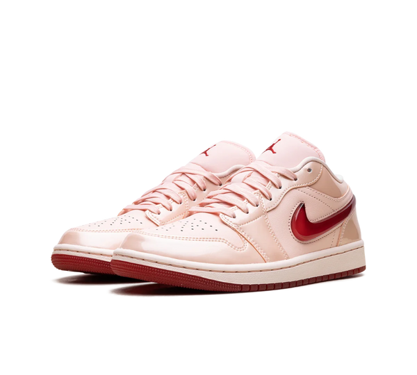 Tênis Nike Air Jordan 1 Low 'Patent Valentine's Day' Rosa / Vermelho