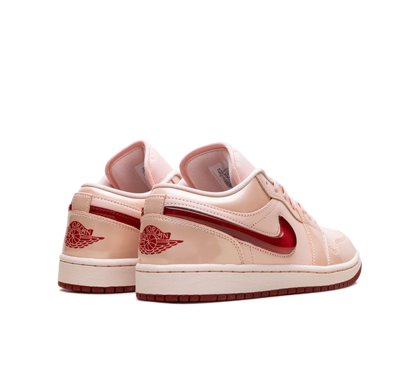 Tênis Nike Air Jordan 1 Low 'Patent Valentine's Day' Rosa / Vermelho