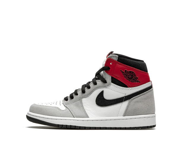 Tênis Nike Air Jordan 1 Retro High OG 'Light Smoke Grey' Cinza/Vermelho