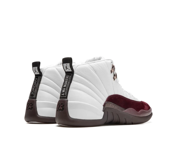Tênis Nike Air Jordan 12 x A Ma Maniére 'White Burgundy Crush' Branco / Vinho