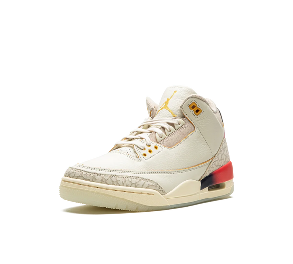 Tênis Nike Air Jordan 3 x J Balvin 'Medellín Sunset' Bege