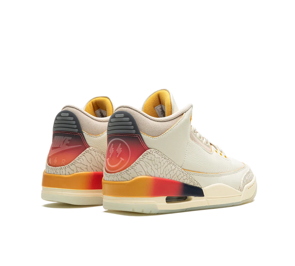 Tênis Nike Air Jordan 3 x J Balvin 'Medellín Sunset' Bege