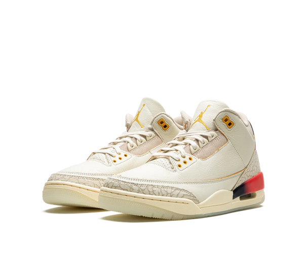 Tênis Nike Air Jordan 3 x J Balvin 'Medellín Sunset' Bege